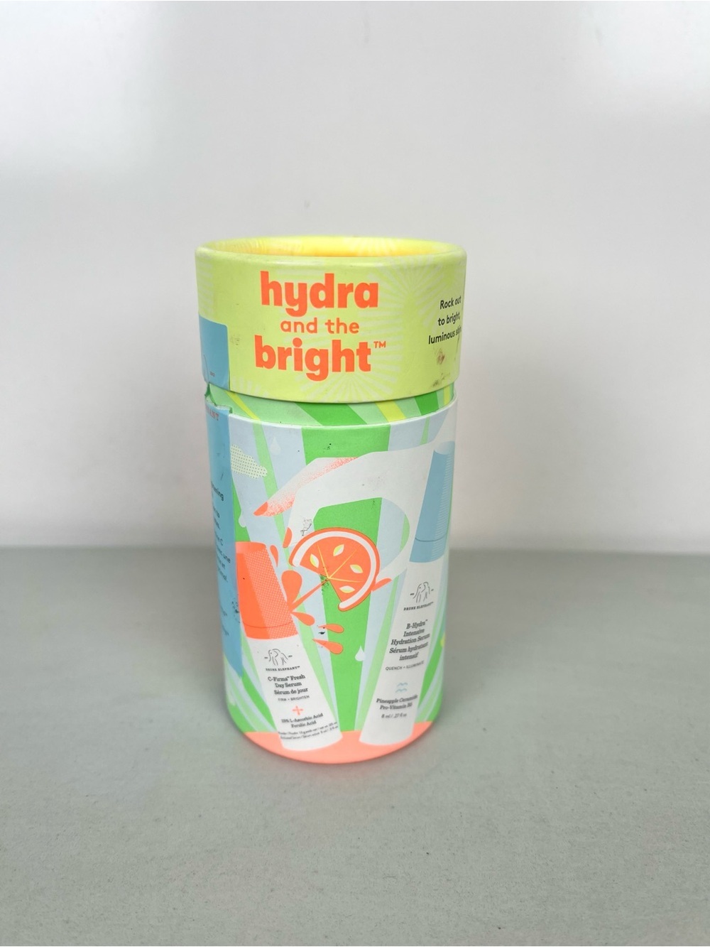 Drunk Elephant Hydra and the Bright NEW Travel Size Duo Vitamin C Skincare Serum